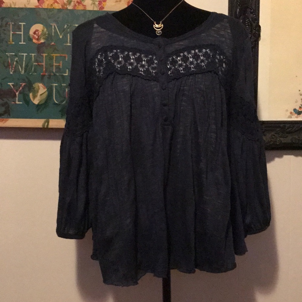 Free People Bohemian Blouse